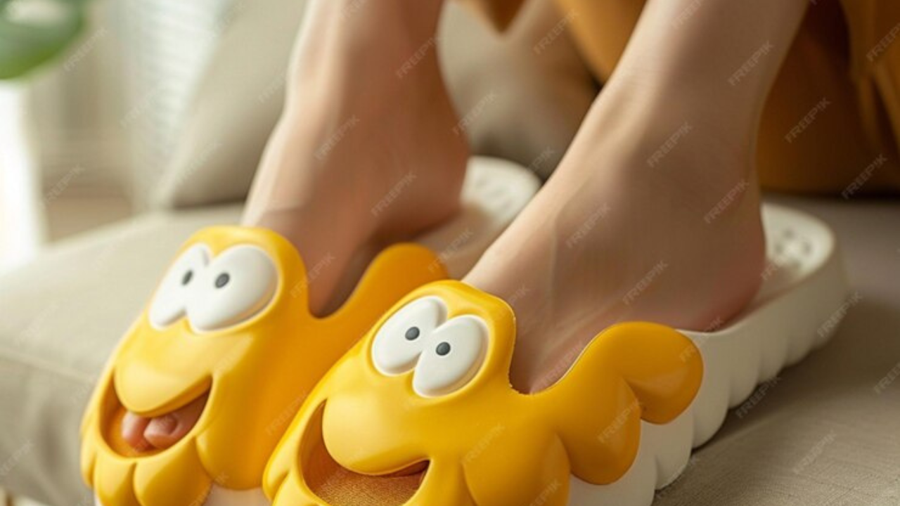 Smiley Face Slippers